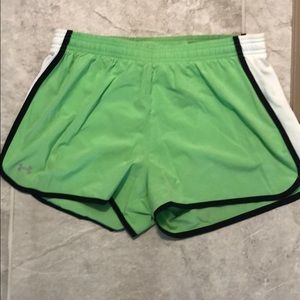 Under Armour Lime Green Athletic Shorts